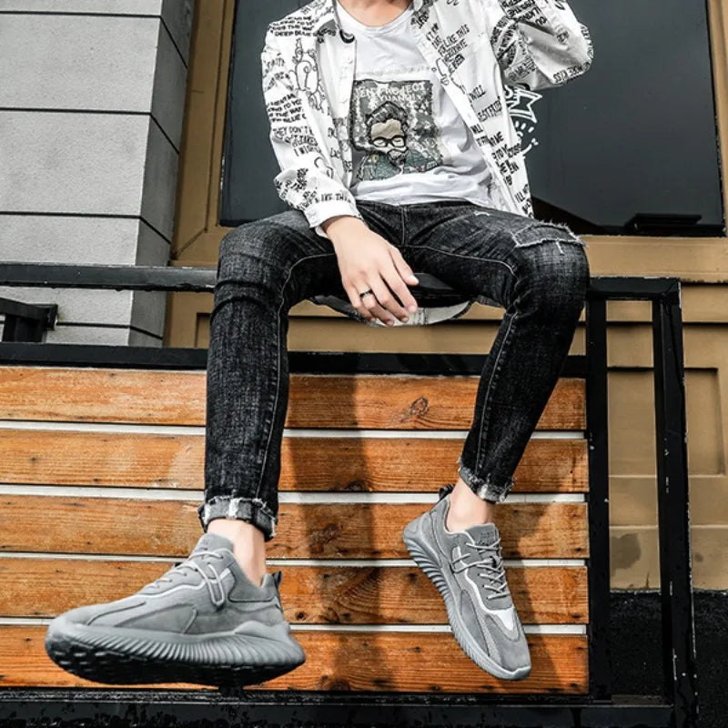 Zapatillas Deportivas Hombre Malla Transpirable - Running Tenis Verano