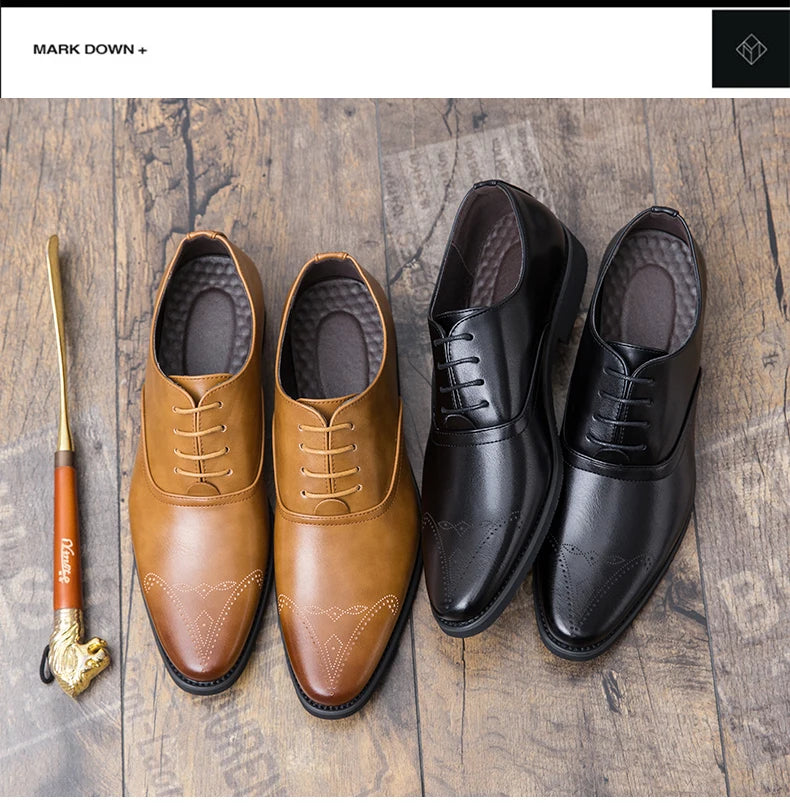 Zapatos Boda Hombre Loafers Borlas - Cuero Slip-On Vestir Business Estilo Británico Formal