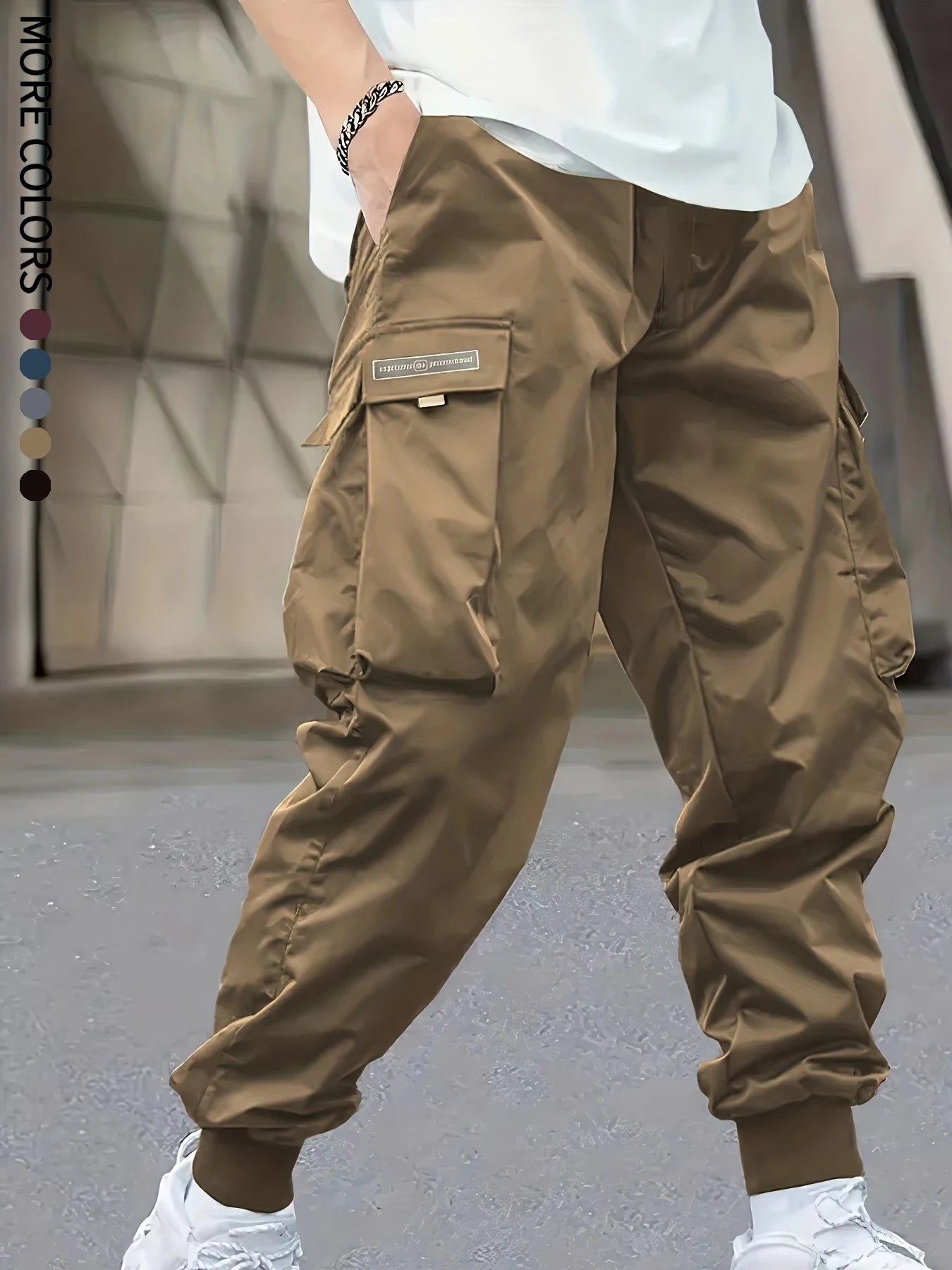 Pantalón Cargo Hombre Casual - Pantalón Outdoor Ligero Deportivo