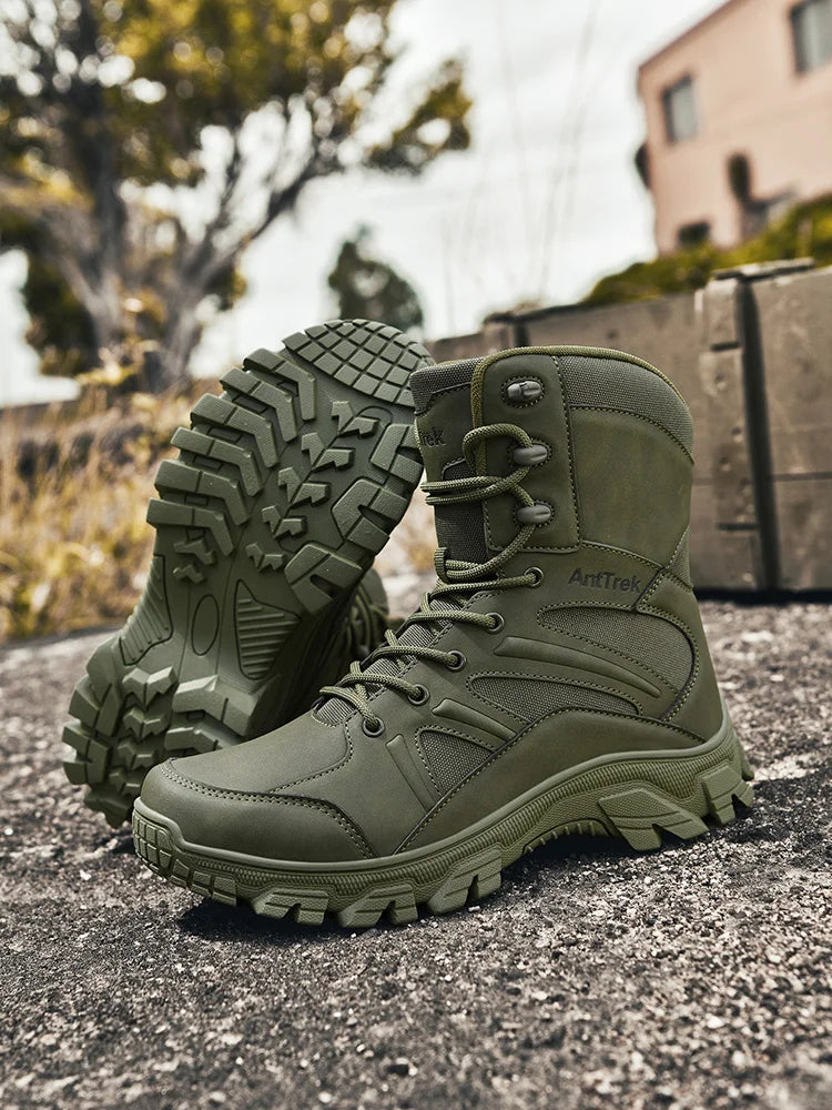 Botas Hiking Hombre High-Top Outdoor - Senderismo Cálidas Cómodas Casual Invierno