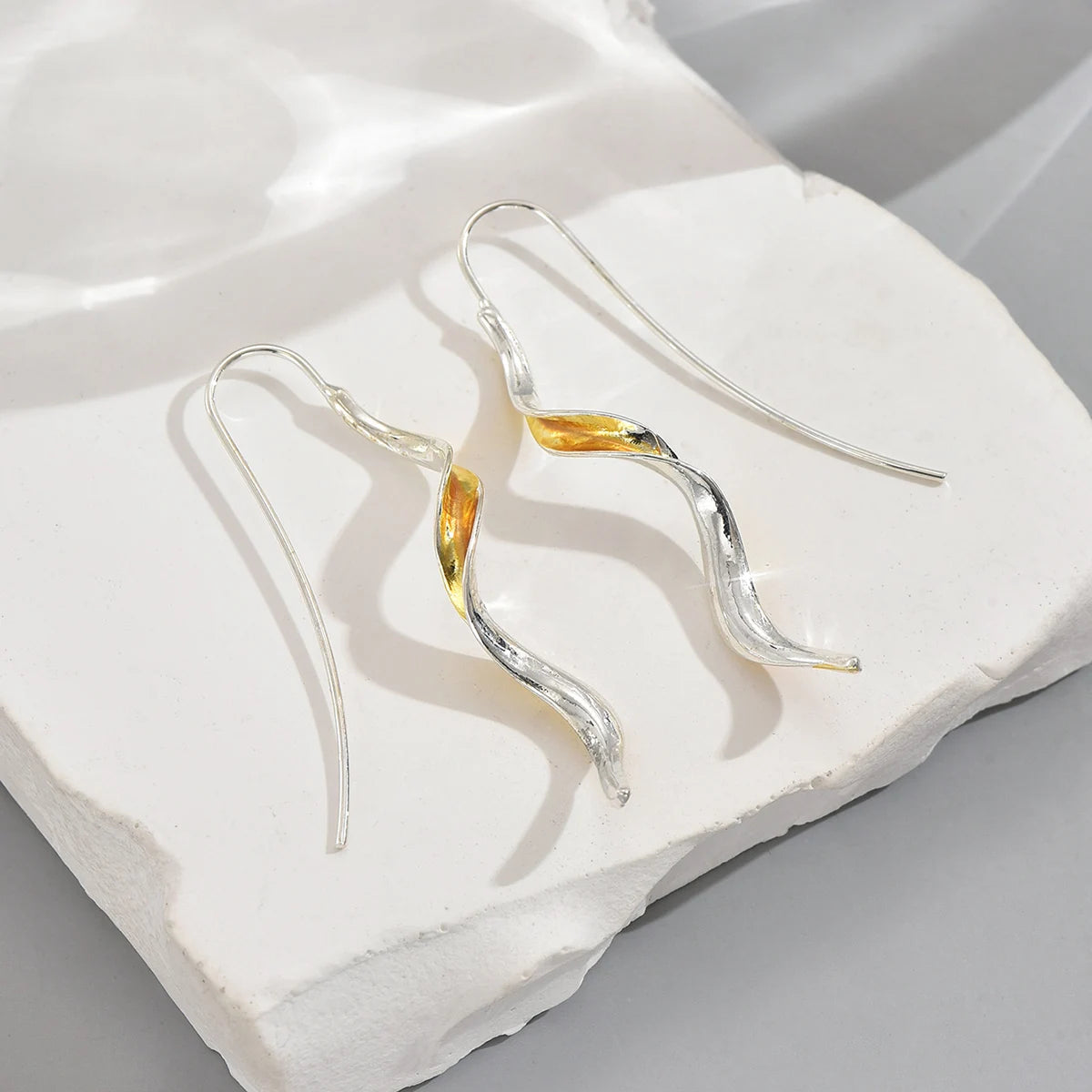 Pendientes Largos Geométricos Minimalistas - Colgante Boda Retro Mujer