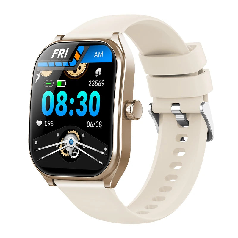 Smartwatch Hombre 2.01'' AMOLED Pantalla Curva - IP68 Bluetooth 5.3 Llamadas Asistente IA Fitness