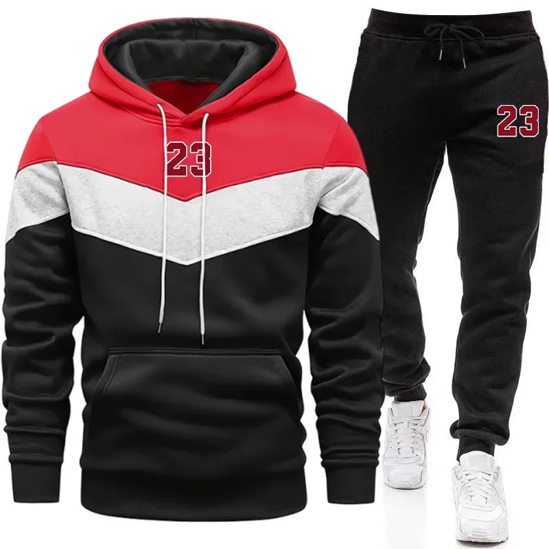 Chándal Hombre Completo Otoño Invierno - Conjunto Sudadera Hoodie Pantalones Jogging