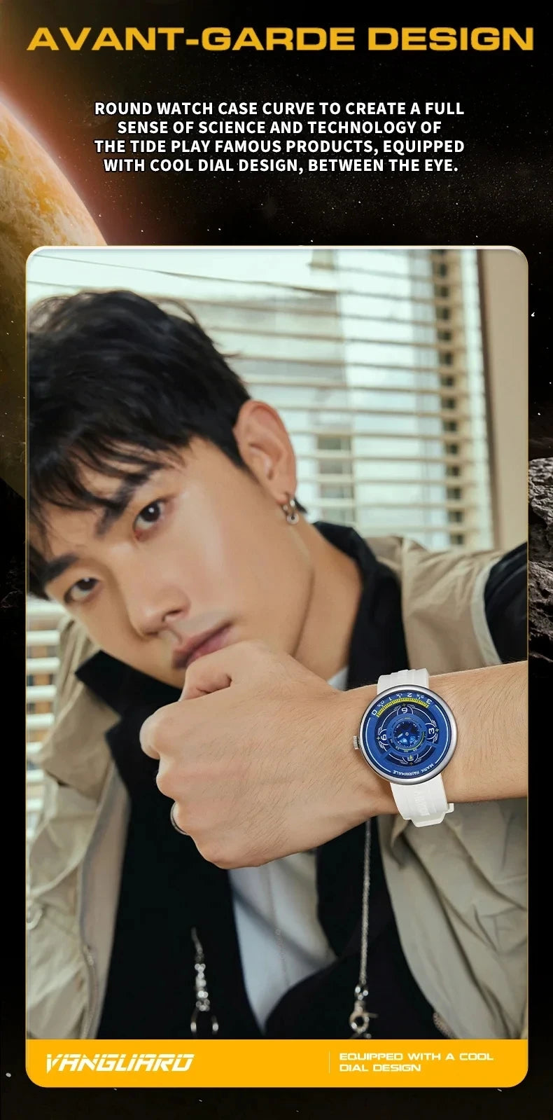 Reloj Mark Fairwhale 5990 Hombre 2025 - Cuarzo Silicona Deportivo con Luz Nocturna