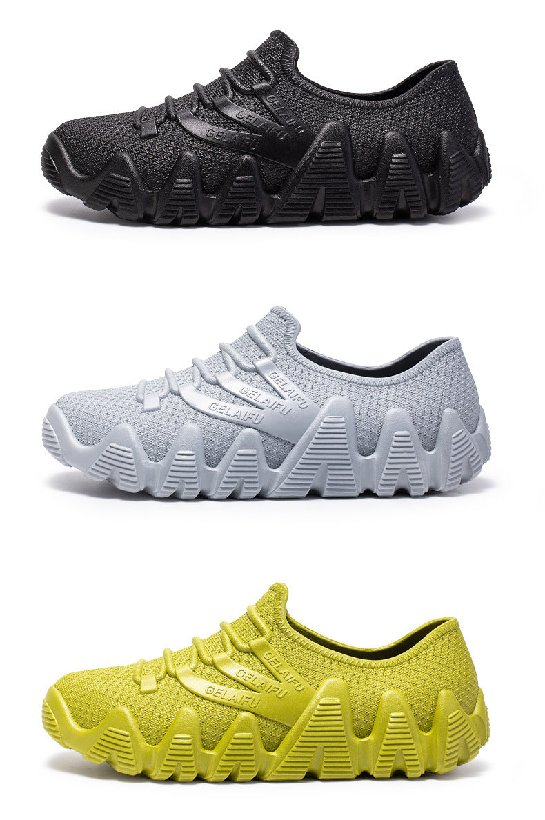 Botas Lluvia Hombre Fashion - Impermeables Antideslizantes Trabajo Cocina Goma Planas