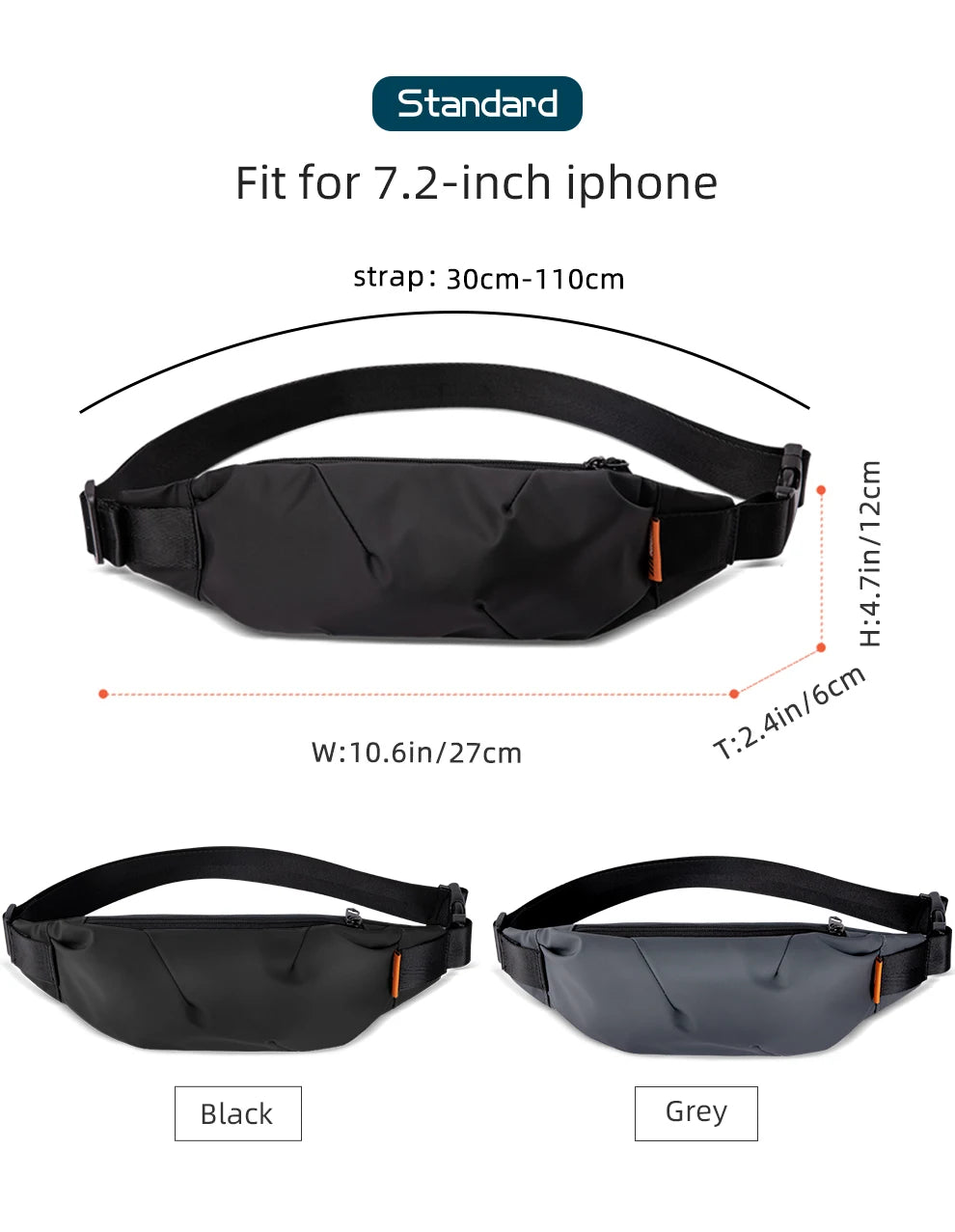 Riñonera Multifuncional Unisex Cinturón - Outdoor Viaje Deporte Fashion Hombre Mujer