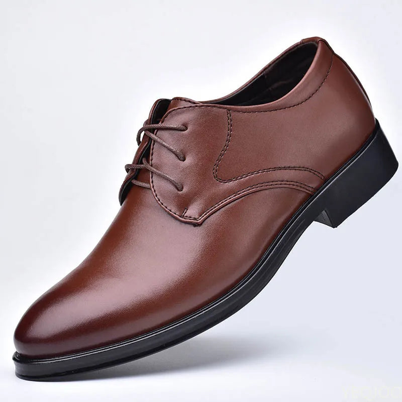 Zapatos Cuero Hombre Business - Vestir Casual Absorción Impactos Resistentes Versátiles