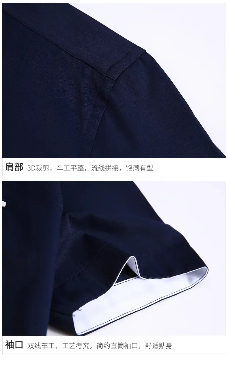 Camisa Hombre Verano Manga Corta - Slim Sin Plancha Casual Vestir Padrinos