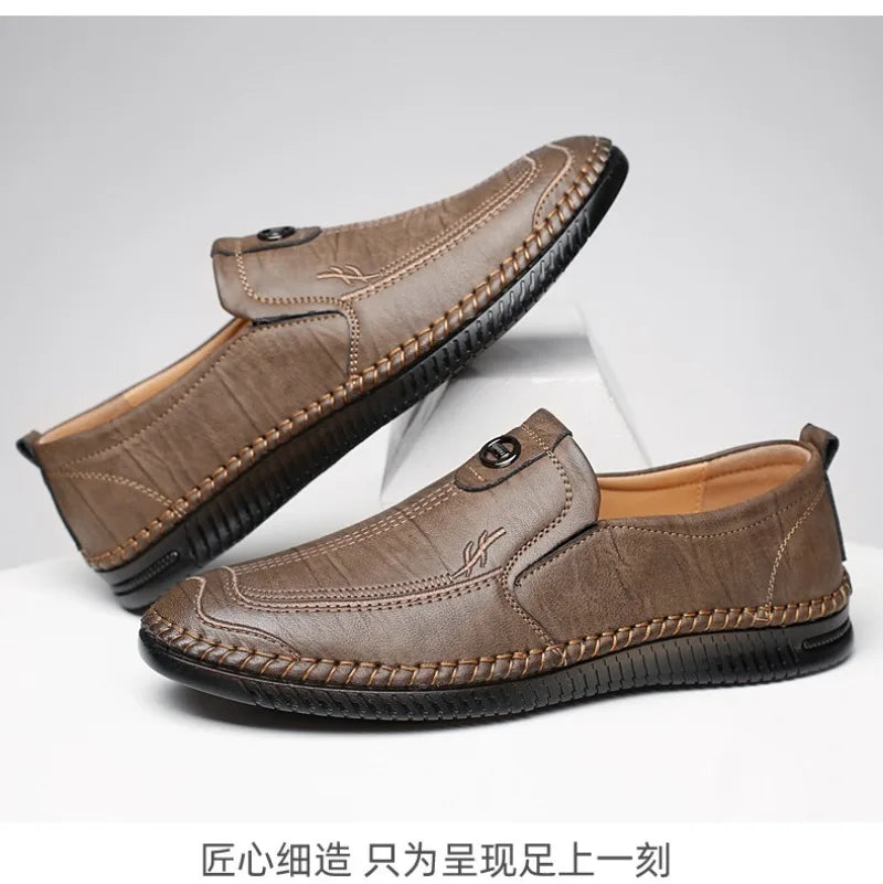Zapatos Hombre Business Cuero - Vestir Clásicos Fashion Artesanales Conducción Loafers Mocasines