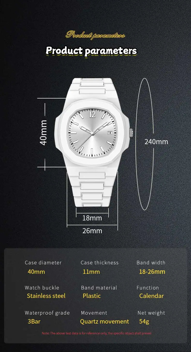 Reloj VA VA VOOM Military 40mm - Cuarzo Silicona Negro Calendario Deportivo