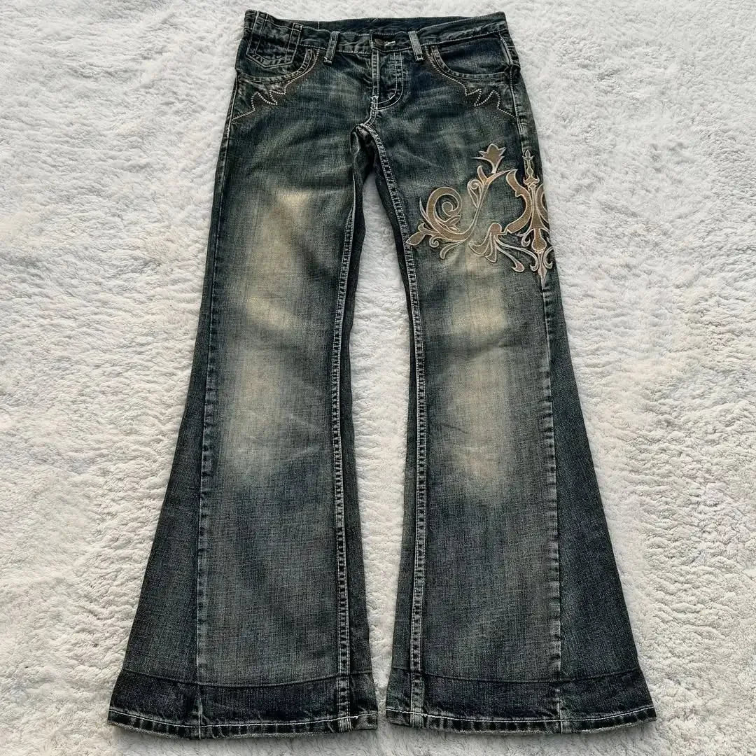 Vaqueros Mujer Y2K Rotos Vintage - Jeans Pierna Ancha Streetwear Unisex