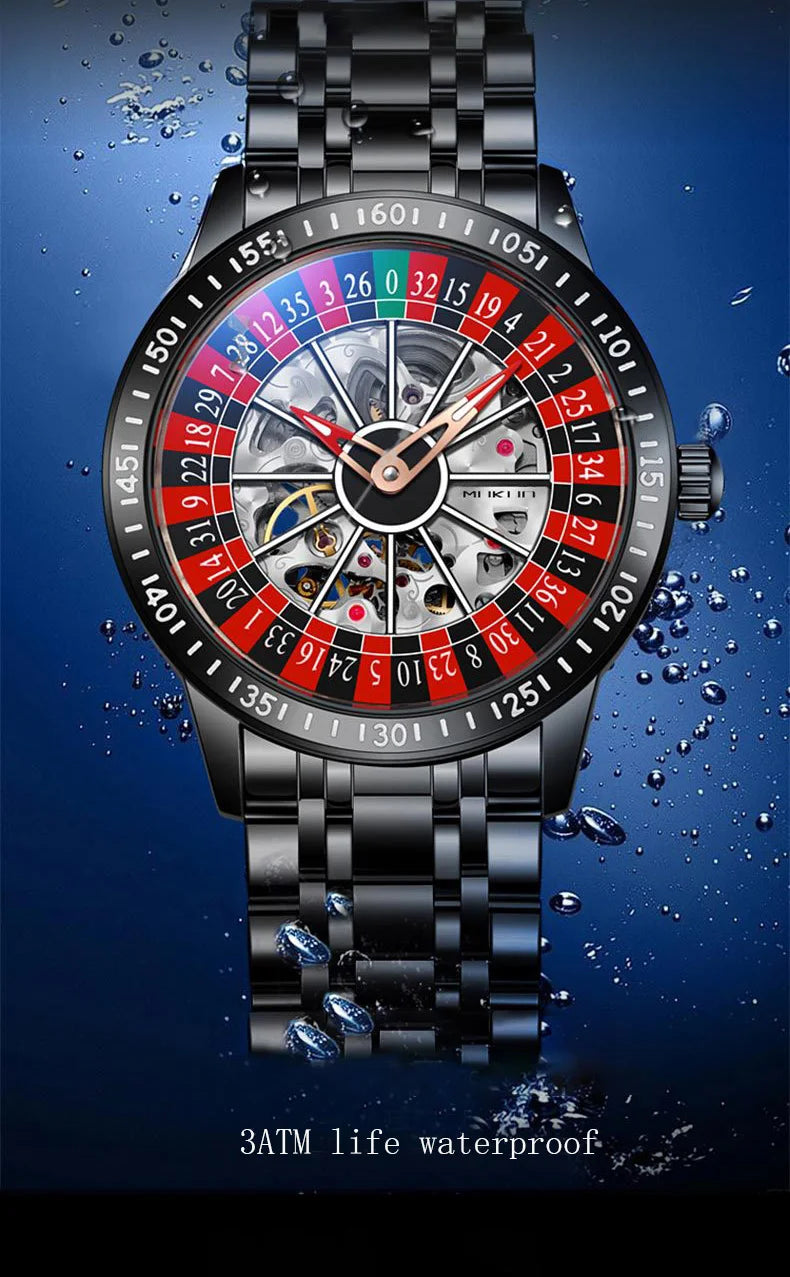 Reloj Hombre Mecánico Automático Luxury - Reloj Pulsera Impermeable Luminoso