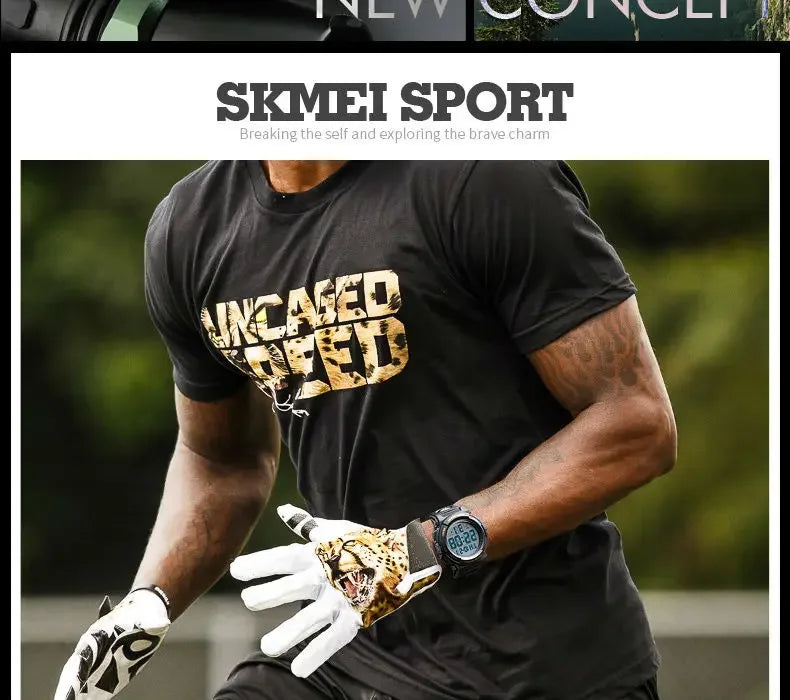 Reloj Deportivo Hombre SKMEI 1258 Digital - Multifunción Militar 5ATM Resistente al Agua Outdoor