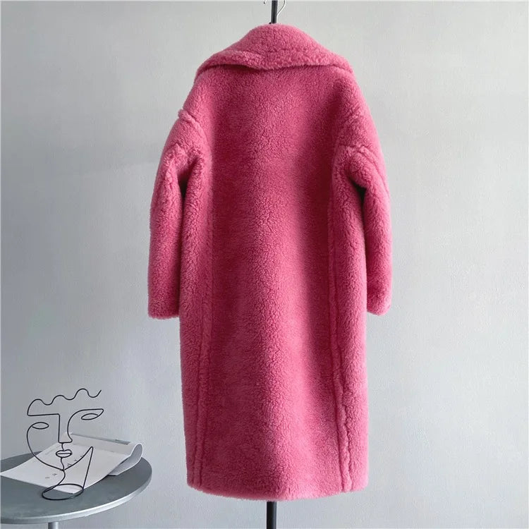 Chaqueta Teddy Bear Mujer Invierno - Abrigo Lana Oversize 2025