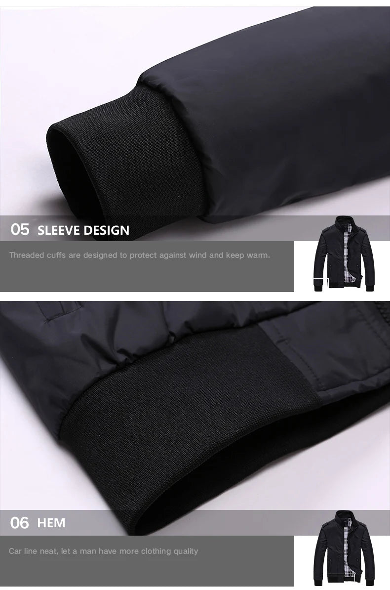 Chaqueta Bomber Hombre Impermeable - Jacket Militar Cortavientos