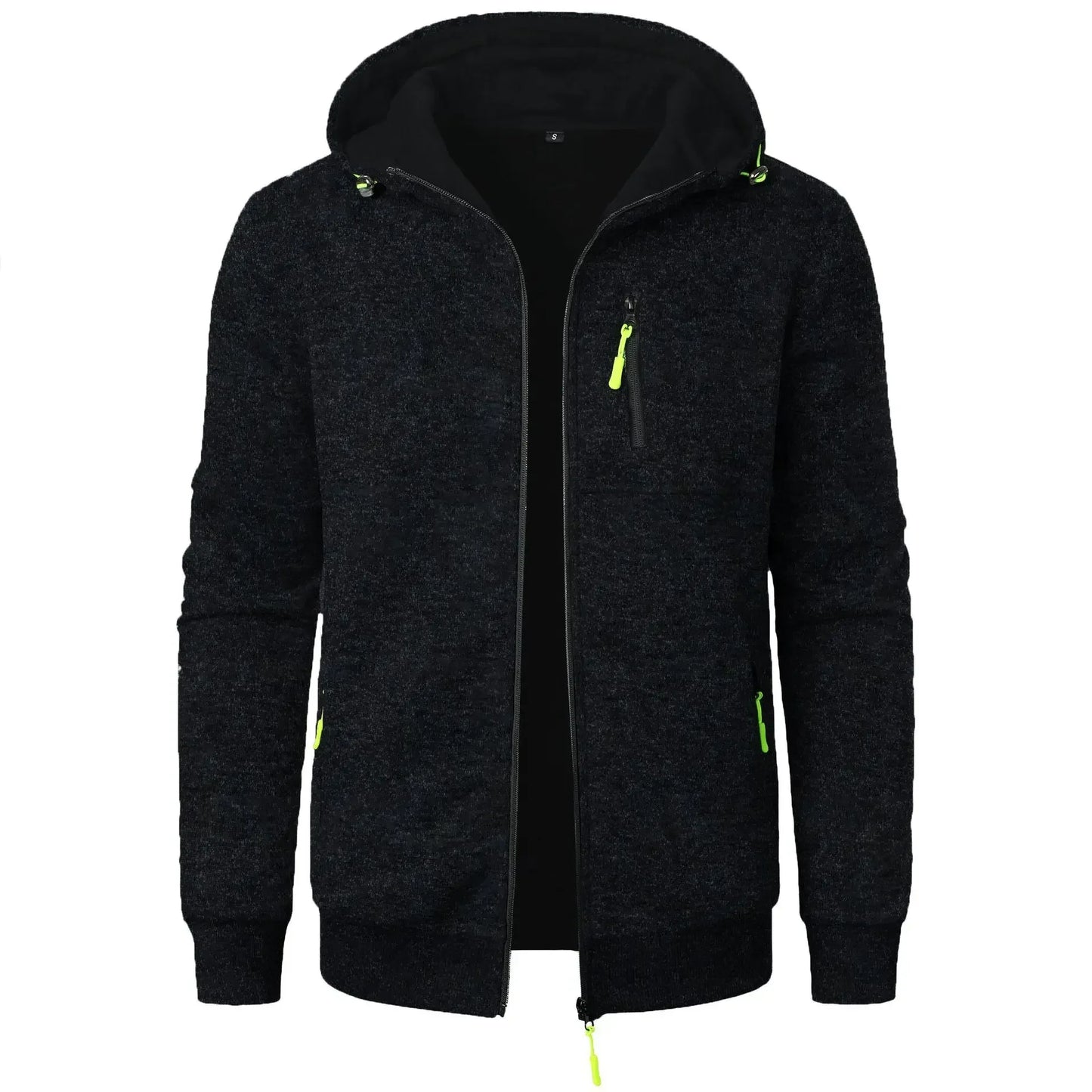 Sudadera Hombre Capucha Deportiva - Chaqueta Cremallera Slim Fit Streetwear