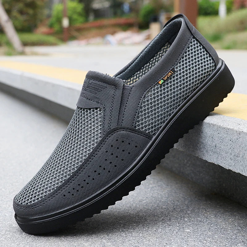Zapatos Hombre Slip-On Transpirables - Casual Ligeros Walking Outdoor Pesca Parque Ejercicio