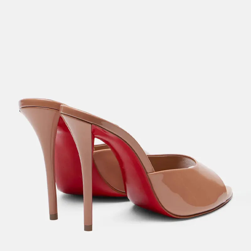 Sandalias Romanas Mujer Punta Pointed - Zapatos Tacón 10.5cm Metal Sexy Outdoor