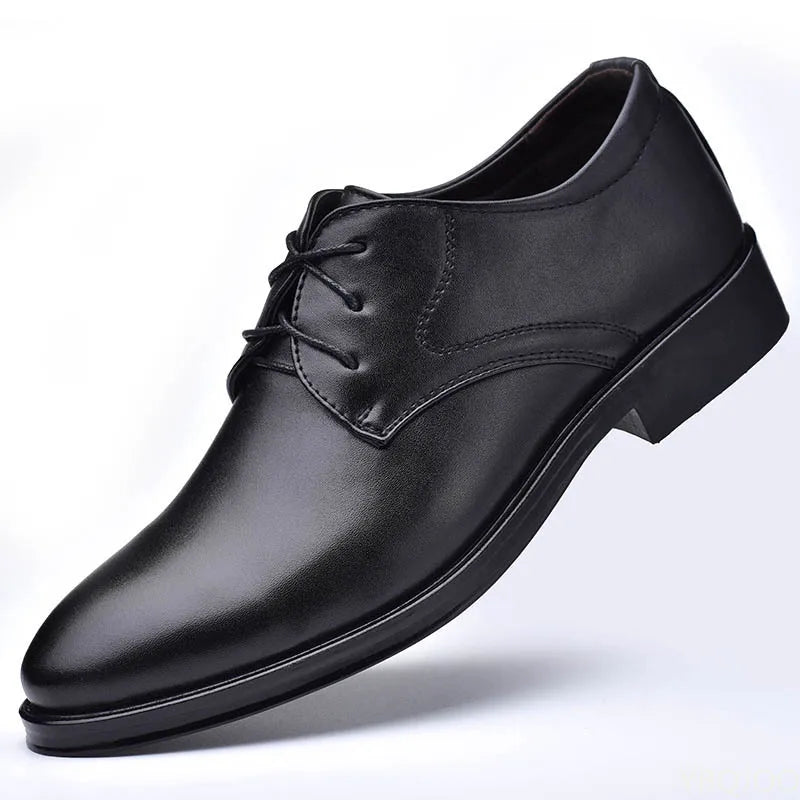 Zapatos Cuero Hombre Business - Vestir Casual Absorción Impactos Resistentes Versátiles