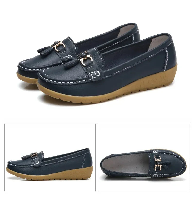 Zapatos Slip-On Mujer Ballet Flats - Moccasins Casual Planos Cómodos