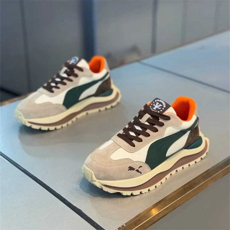 Zapatillas Deportivas Hombre Plataforma - Sneakers Casual Antideslizantes