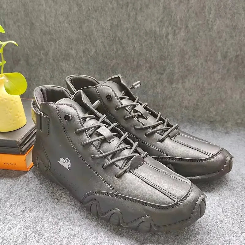 Botas Hombre Casual Verano - Motorcycle Retro Street Suela Suave Walking Versátiles