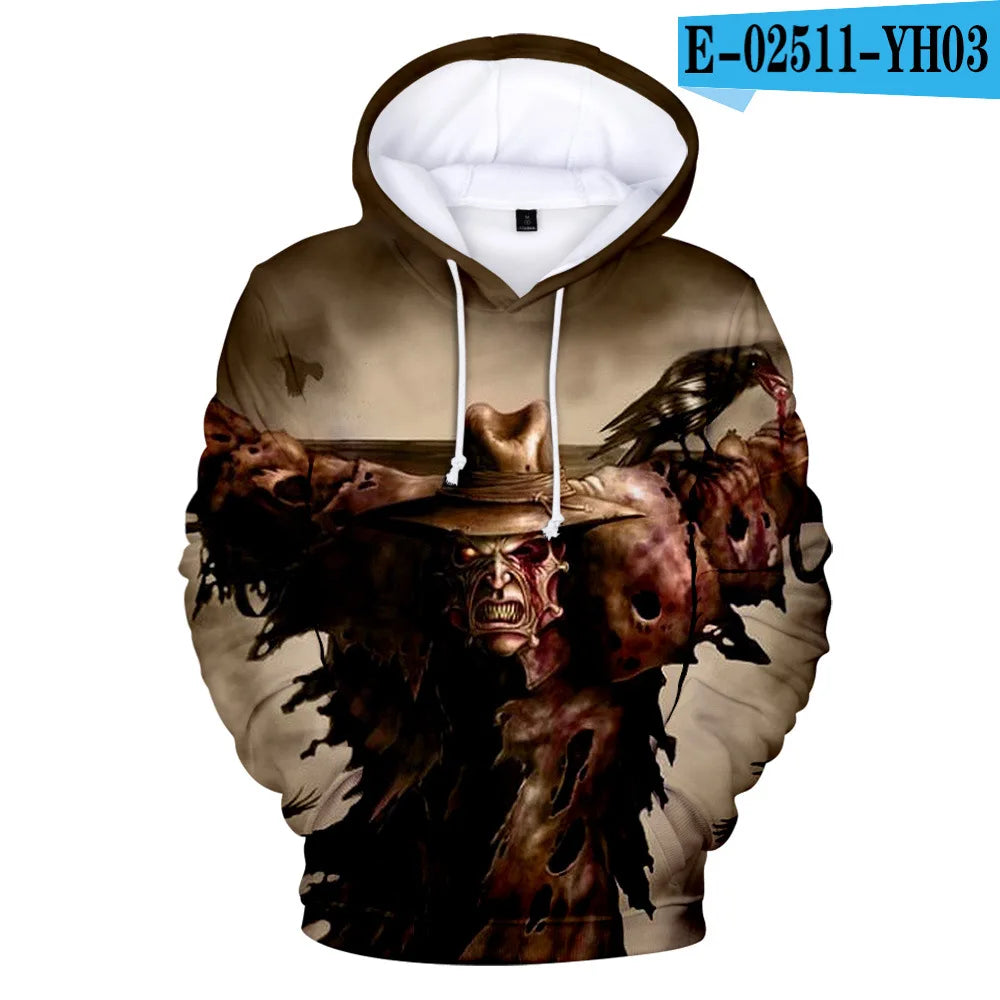 Sudadera Hombre Streetwear Creepypasta - Hoodie Ticci Toby Cosplay Otoño
