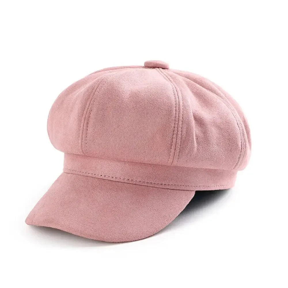 Gorra Mujer Boina Baker Cap - Sombrero Casual Ajustable Newsboy