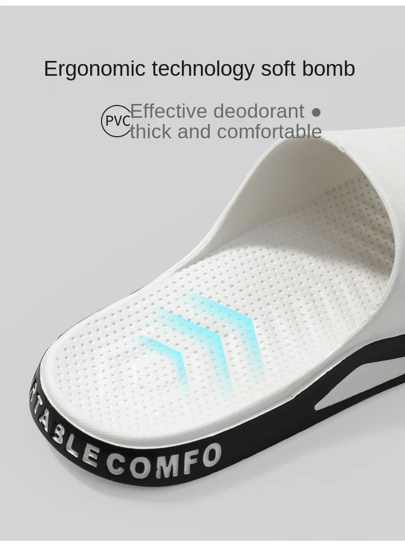 Chanclas Hombre Baño Verano - Antideslizantes Trendy Interior Exterior Casa