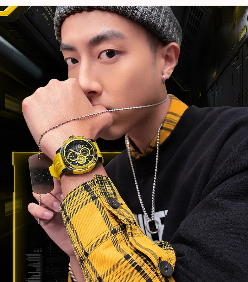 Reloj Mark Fairwhale 4360 Deportivo - Cuarzo Silicona Multifunción Resistente al Agua