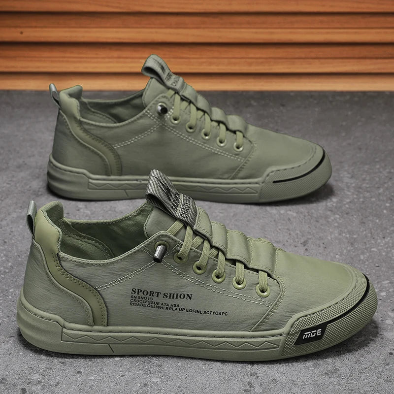 Zapatillas Hombre Casual 2025 - Sneakers Canvas Outdoor Walking Cómodas