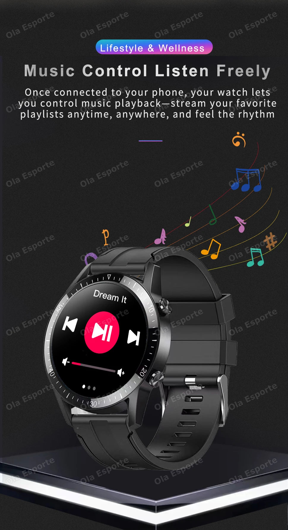 Smartwatch 2025 AMOLED Hombre Mujer - Pantalla Táctil Completa Bluetooth Llamadas 5ATM Deportivo