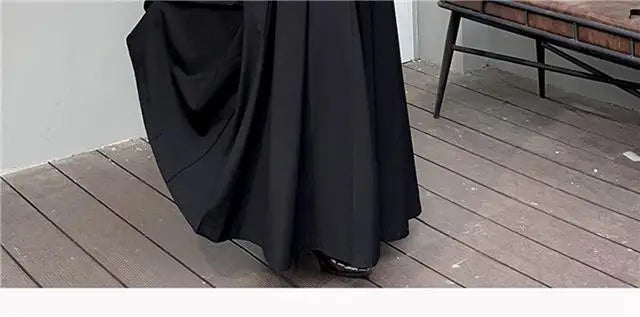 Falda Primavera Mujer Plisada Larga - Falda Color Sólido Elegante Coreana