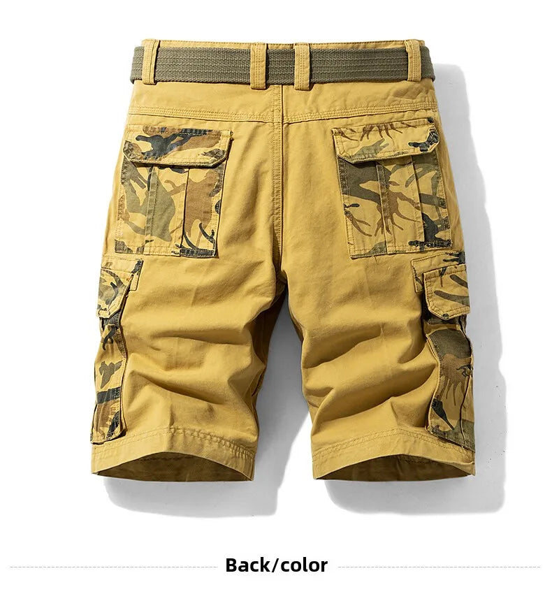 Shorts Trabajo Hombre Outdoor - Pantalones Casuales Senderismo Verano 2025