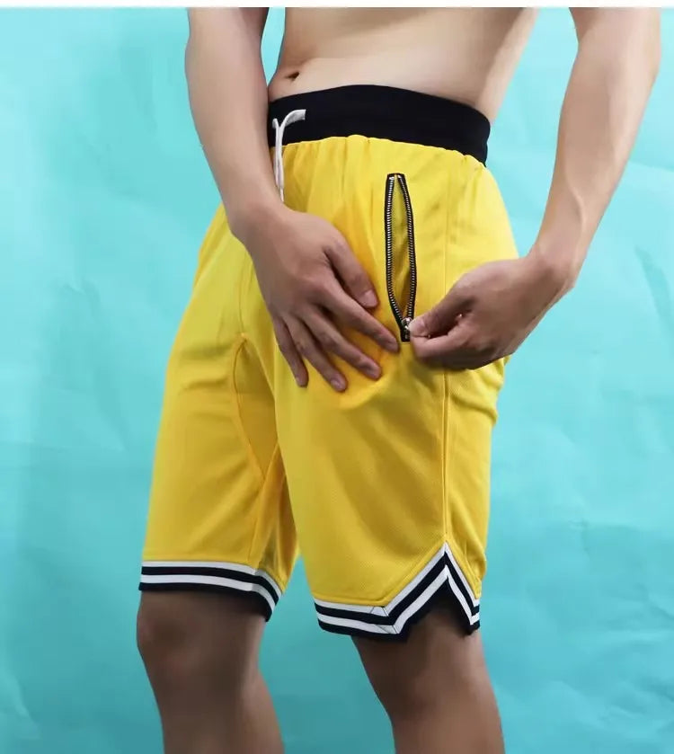 Shorts Deportivos Running Hombre - Pantalones Fitness Bádminton Baloncesto Verano