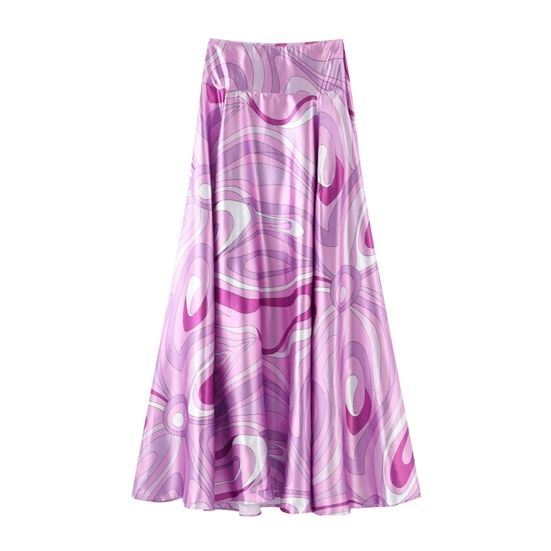 Conjunto Mujer Bohemia - Camisa Falda Larga Vintage Irregular