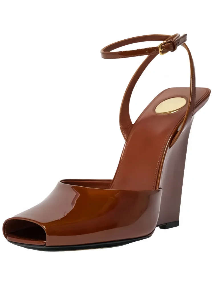 Sandalias Plataforma Mujer Satén 2025 - Zapatos Tacón Chunky Tiras Primavera