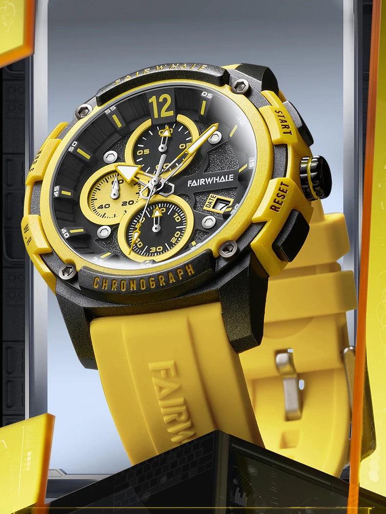 Reloj Mark Fairwhale 4360 Deportivo - Cuarzo Silicona Multifunción Resistente al Agua