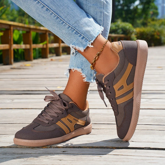 Sneakers Negros Mujer 2025 - Zapatillas Suela Suave Cómodas Caminar