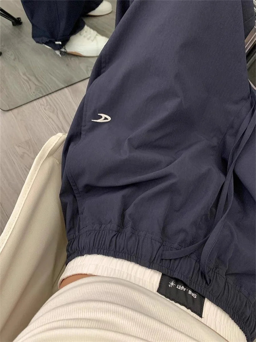 Pantalón Cargo Mujer Verano - Pantalón Y2K Baggy Hip Hop 2025