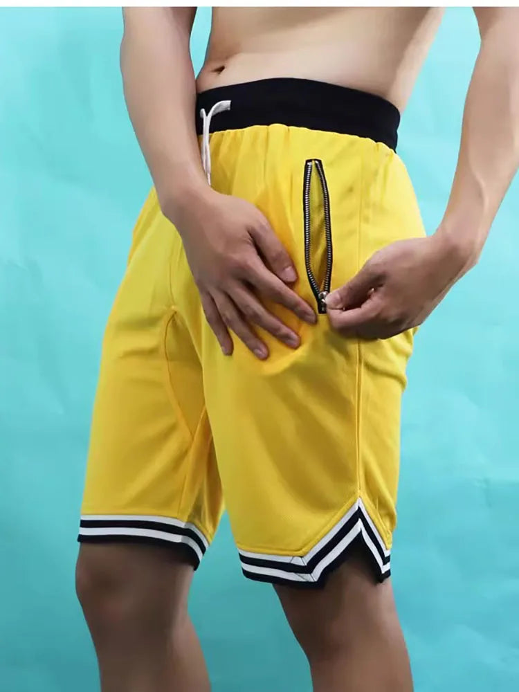 Shorts Deportivos Running Hombre - Pantalones Fitness Bádminton Baloncesto Verano