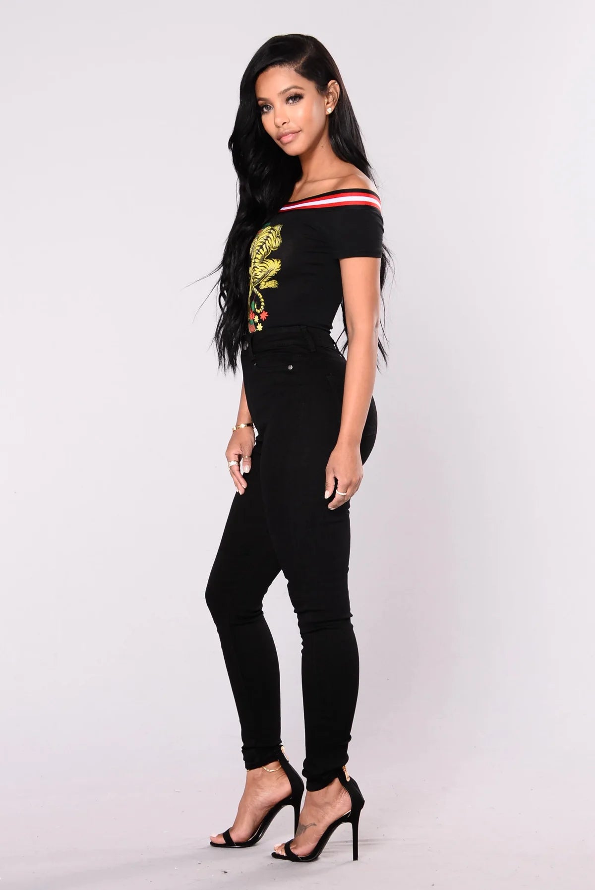 Jeans Skinny Mujer Cintura Alta - Pantalón Denim Elástico Sexy