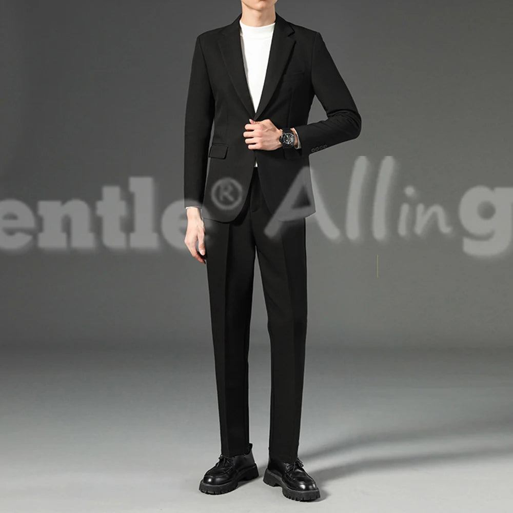 Traje Hombre Classic Fit 2 Piezas - Blazer y Pantalón Formal Business Boda Oficina