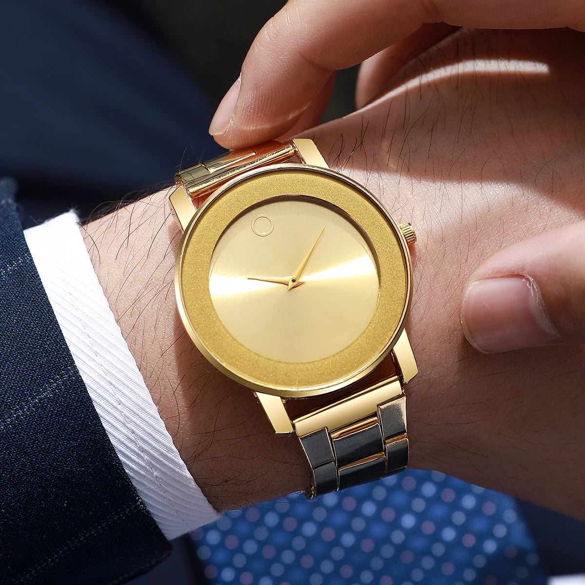 Set 3 Relojes Hombre Negocios - Cuarzo Elegante