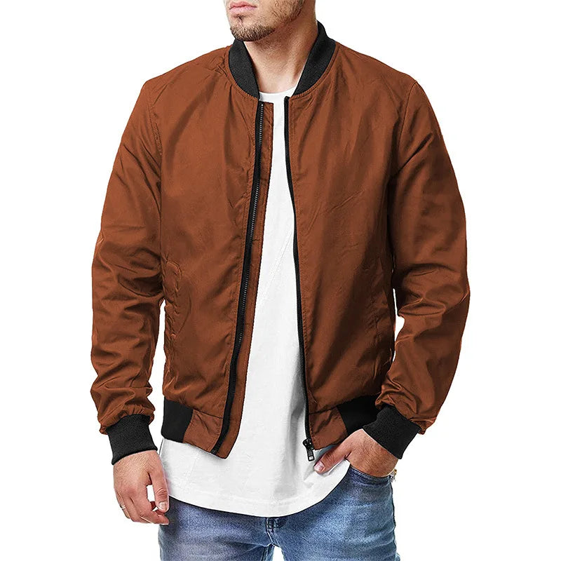 Chaqueta Bomber Militar Hombre 2025 - Jacket Casual Cortavientos Slim