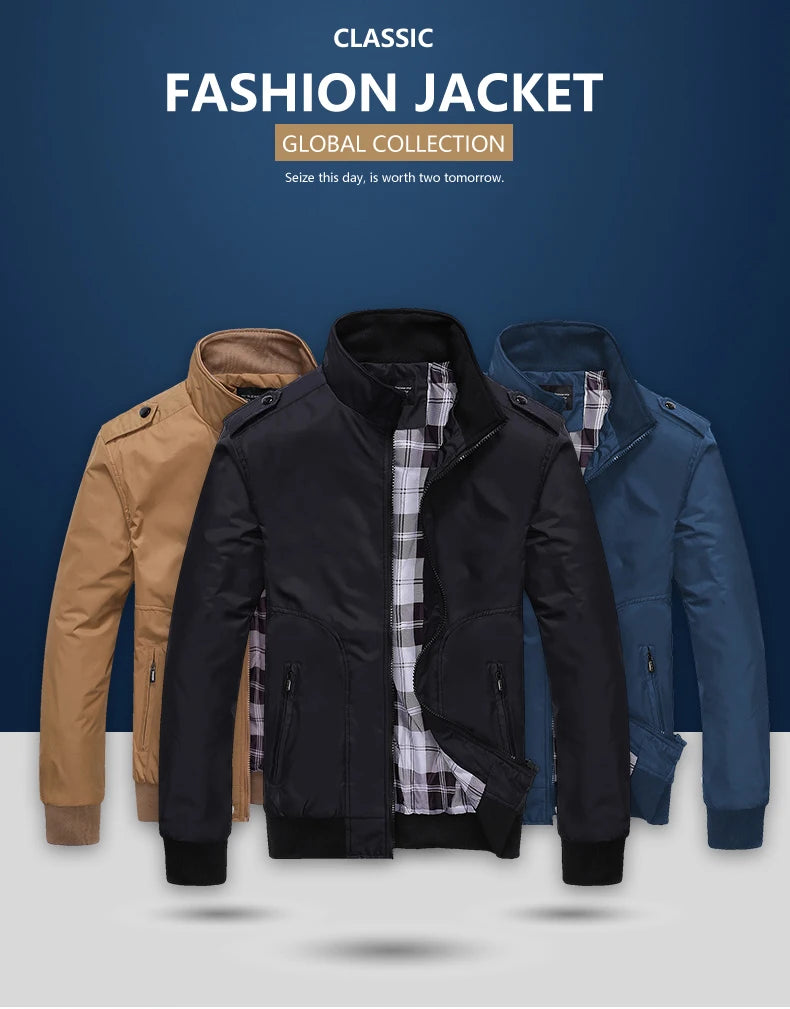 Chaqueta Bomber Hombre Impermeable - Jacket Militar Cortavientos