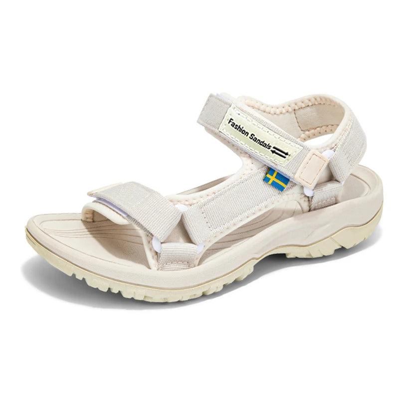 Sandalias Deportivas Mujer Planas Verano - Zapatos Playa Walking Transpirables Outdoor