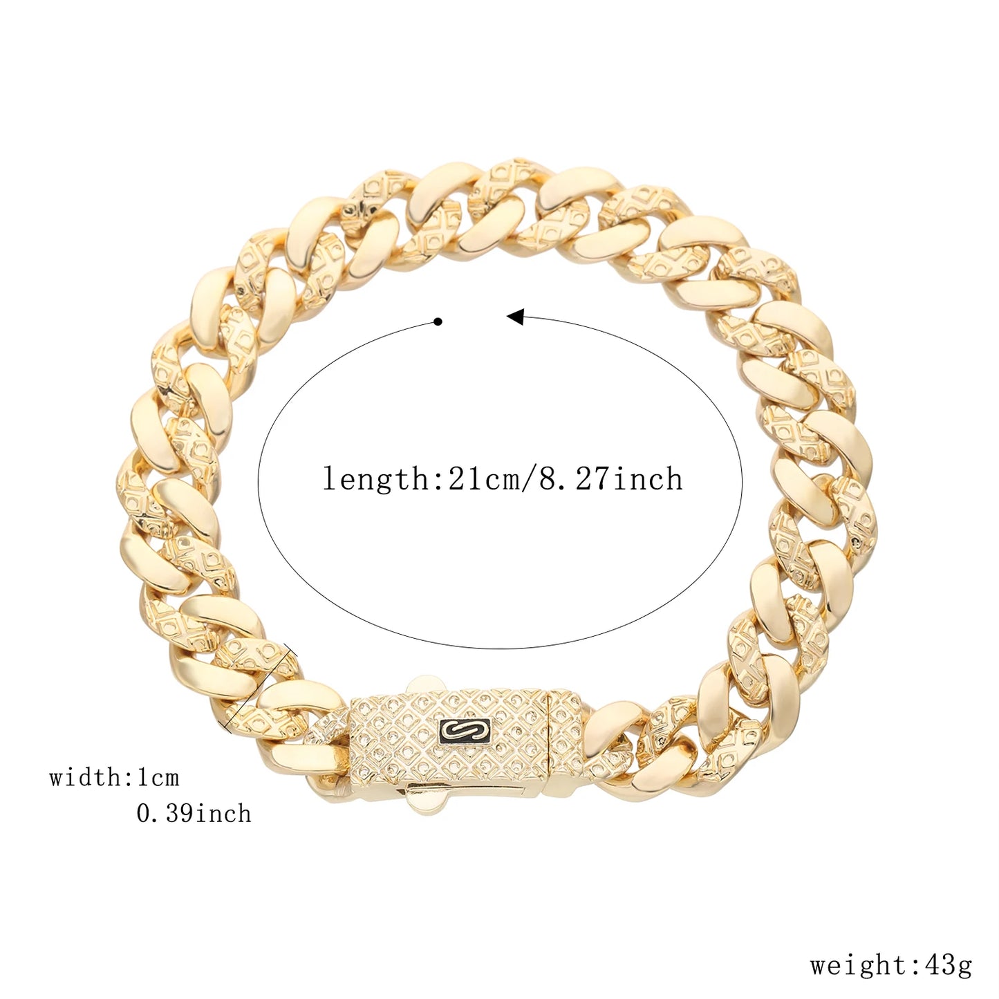 Pulsera Circonita Diamantes Mujer - Chapado Oro 14K Negocios Trendy