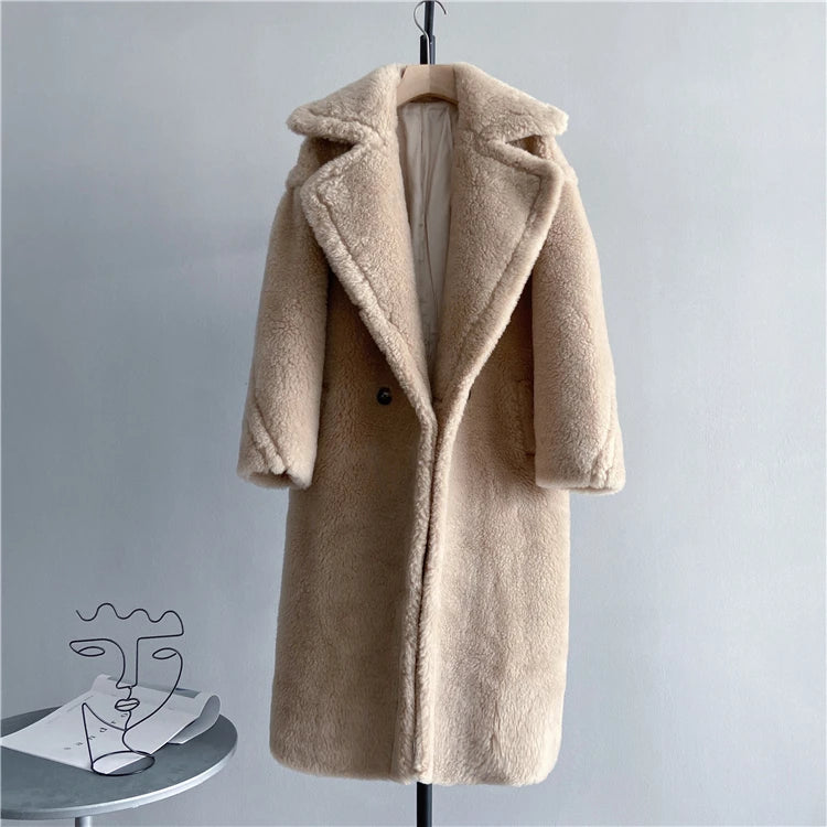 Chaqueta Teddy Bear Mujer Invierno - Abrigo Lana Oversize 2025