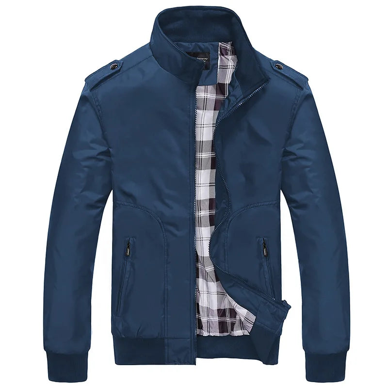 Chaqueta Bomber Hombre Impermeable - Jacket Militar Cortavientos